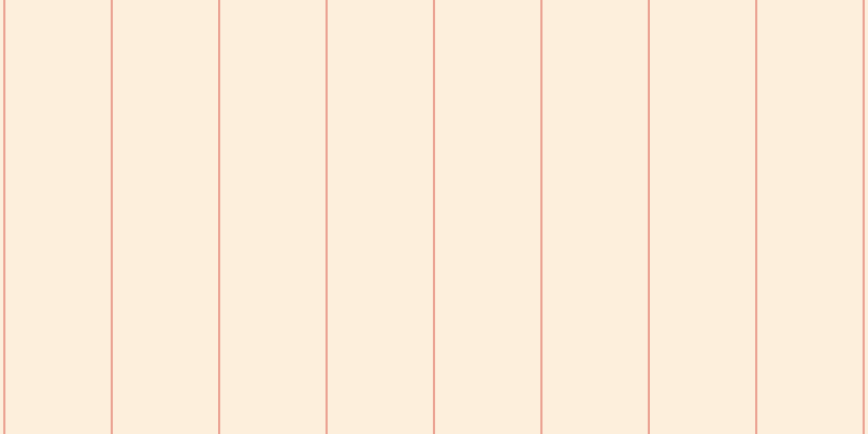 #fee2bc (50%), #eba393 vertical lines, two pixels wide, ninety-seven pixels apart