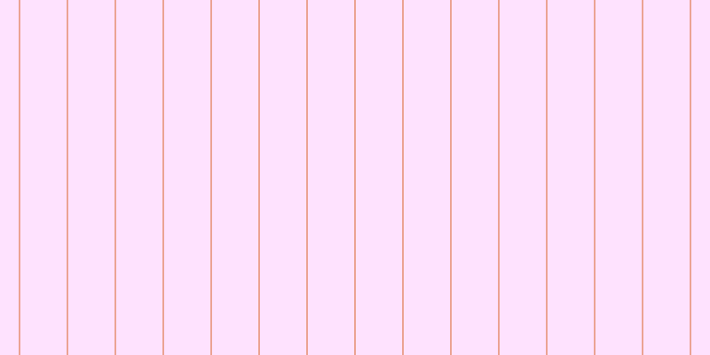 #fee2fe, #eba393 vertical lines, two pixels wide, fifty-two pixels apart