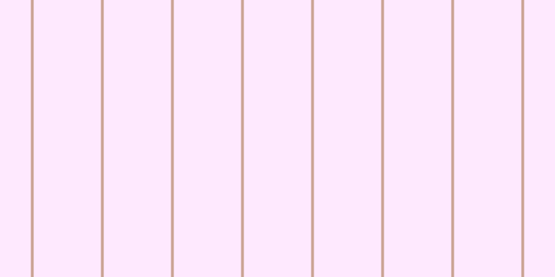 #fee2fe (75%), #caa393 vertical lines, four pixels wide, ninety-seven pixels apart