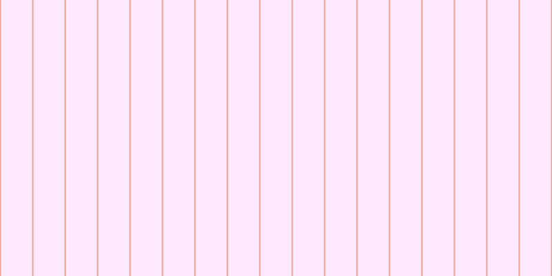 #fee2fe (75%), #eba393 vertical lines, two pixels wide, forty-five pixels apart