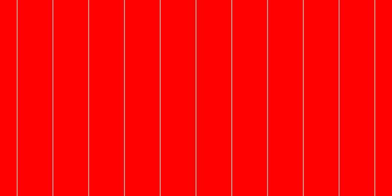 Red, #caa393 vertical lines, two pixels wide, seventy-one pixels apart
