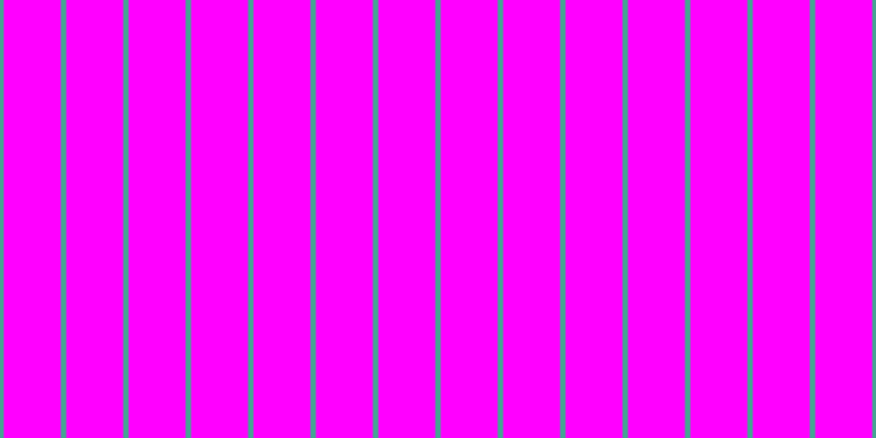 Magenta, #46a393 vertical lines, five pixels wide, fifty-two pixels apart