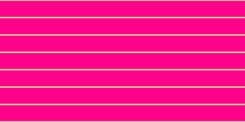#ff048b, #dbd393 horizontal lines, five pixels wide, fifty-two pixels apart