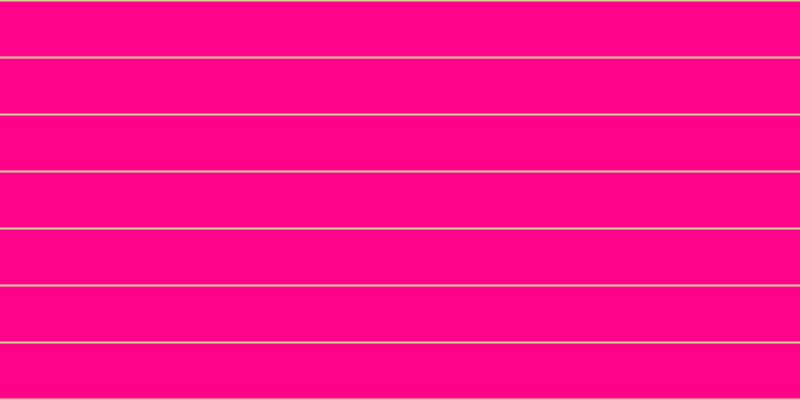 #ff048b, #dbd393 horizontal lines, two pixels wide, fifty-five pixels apart