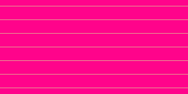 #ff048b, #dbd393 horizontal lines, two pixels wide, fifty-six pixels apart