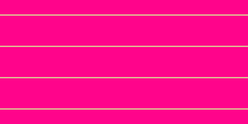 #ff048b, #dbd393 horizontal lines, four pixels wide, ninety-seven pixels apart
