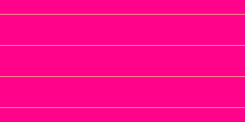 #ff048b, #fcd393 horizontal lines, two pixels wide, one hundred pixels apart