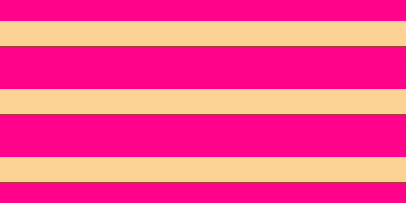 #ff048b, #fcd393 horizontal lines, fifty pixels wide, eighty-four pixels apart