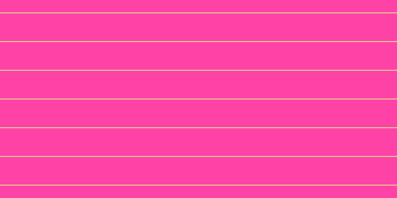#ff048b (75%), #dbd393 horizontal lines, two pixels wide, fifty-six pixels apart