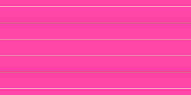 #ff048b (75%), #dbd393 horizontal lines, two pixels wide, sixty-seven pixels apart