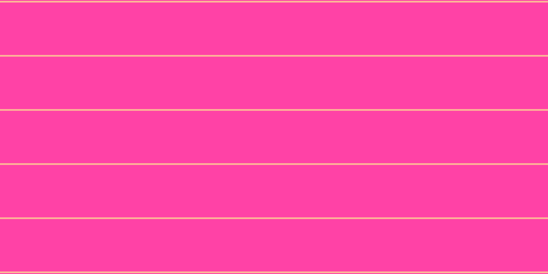 #ff048b (75%), #fcd393 horizontal lines, two pixels wide, seventy-seven pixels apart