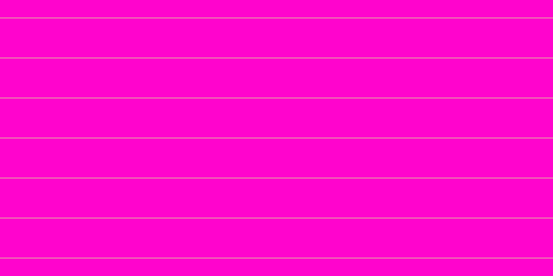 #ff04cd, #dbd393 horizontal lines, one pixels wide, fifty-seven pixels apart