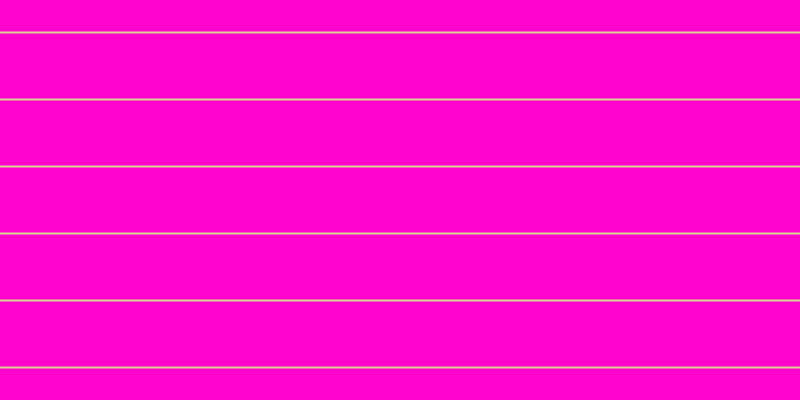 #ff04cd, #dbd393 horizontal lines, two pixels wide, sixty-five pixels apart