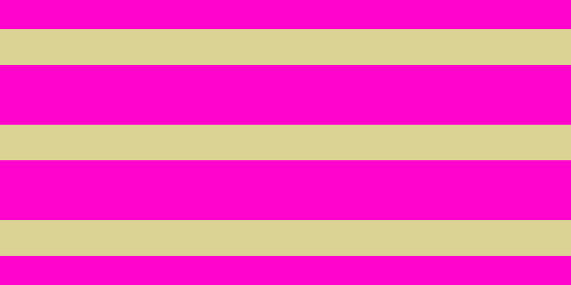 #ff04cd, #dbd393 horizontal lines, fifty pixels wide, eighty-four pixels apart