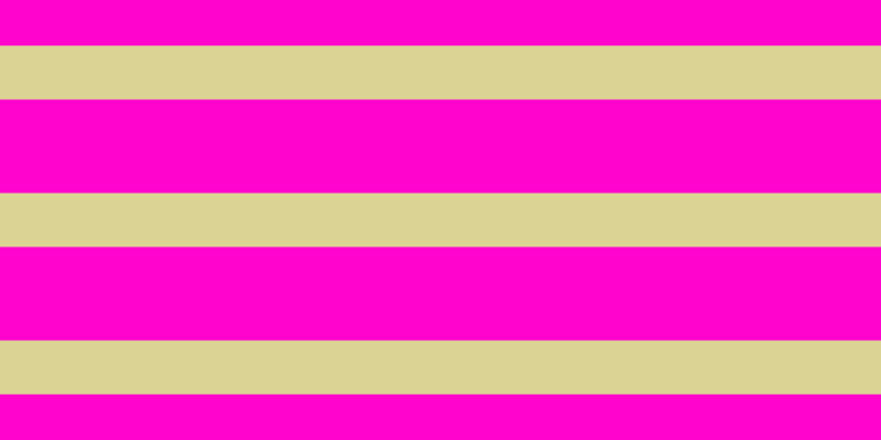 #ff04cd, #dbd393 horizontal lines, forty-nine pixels wide, eighty-five pixels apart
