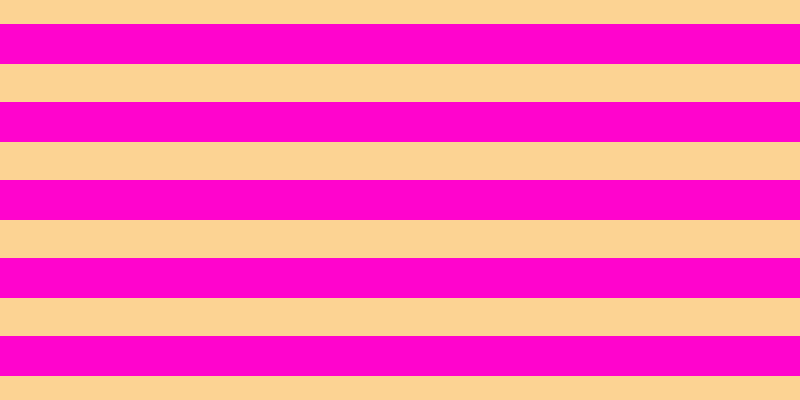 #ff04cd, #fcd393 horizontal lines, thirty-eight pixels wide, forty pixels apart