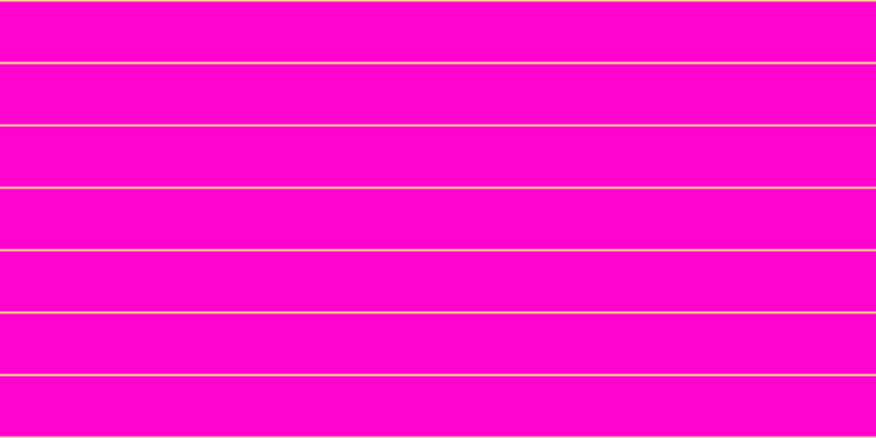 #ff04cd, #fcd393 horizontal lines, two pixels wide, fifty-five pixels apart