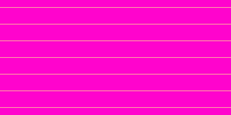 #ff04cd, #fcd393 horizontal lines, two pixels wide, fifty-six pixels apart