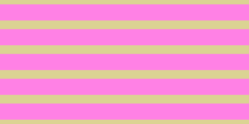 #ff04cd (50%), #dbd393 horizontal lines, twenty-eight pixels wide, fifty-two pixels apart