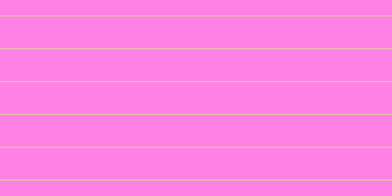 #ff04cd (50%), #dbd393 horizontal lines, two pixels wide, sixty-five pixels apart