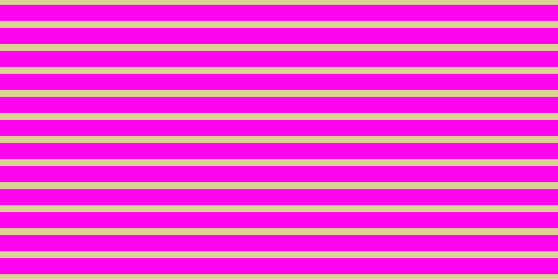 #ff04ee, #dbd393 horizontal lines, ten pixels wide, twenty-three pixels apart