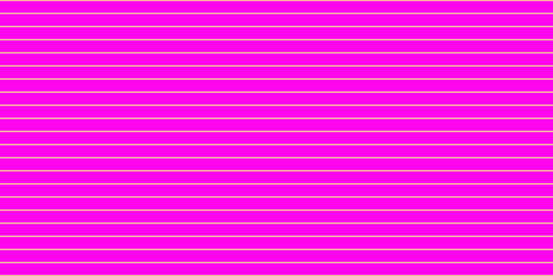 #ff04ee, #fcd393 horizontal lines, two pixels wide, seventeen pixels apart