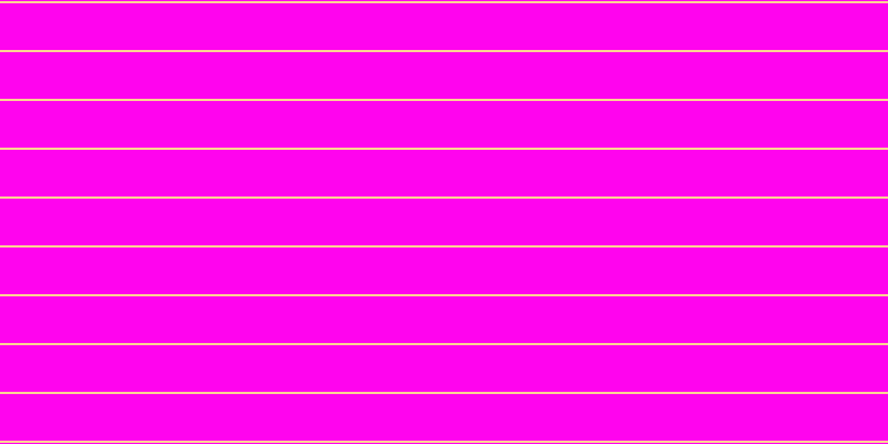 #ff04ee, #fcd393 horizontal lines, two pixels wide, forty-two pixels apart