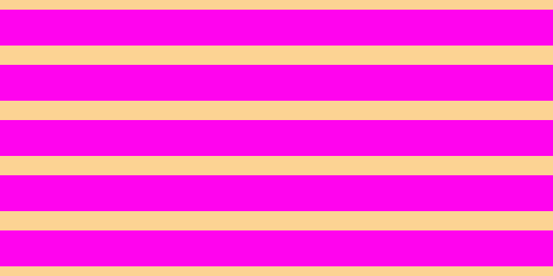 #ff04ee, #fcd393 horizontal lines, twenty-eight pixels wide, fifty-two pixels apart