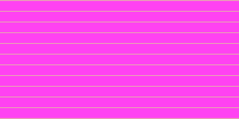 #ff04ee (75%), #dbd393 horizontal lines, two pixels wide, thirty-four pixels apart