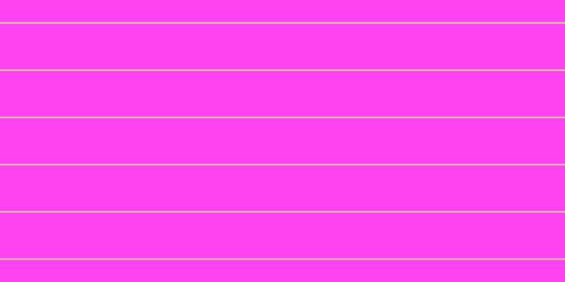 #ff04ee (75%), #dbd393 horizontal lines, two pixels wide, sixty-five pixels apart
