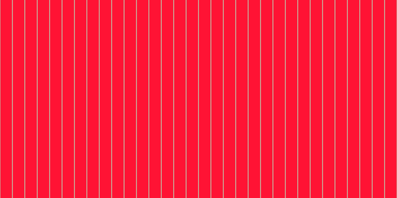 #ff1334, #caa393 vertical lines, two pixels wide, twenty-three pixels apart