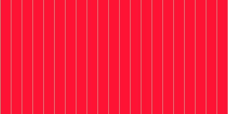 #ff1334, #caa393 vertical lines, two pixels wide, thirty-six pixels apart