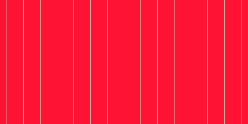 #ff1334, #caa393 vertical lines, two pixels wide, fifty-two pixels apart