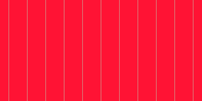 #ff1334, #caa393 vertical lines, two pixels wide, seventy-one pixels apart