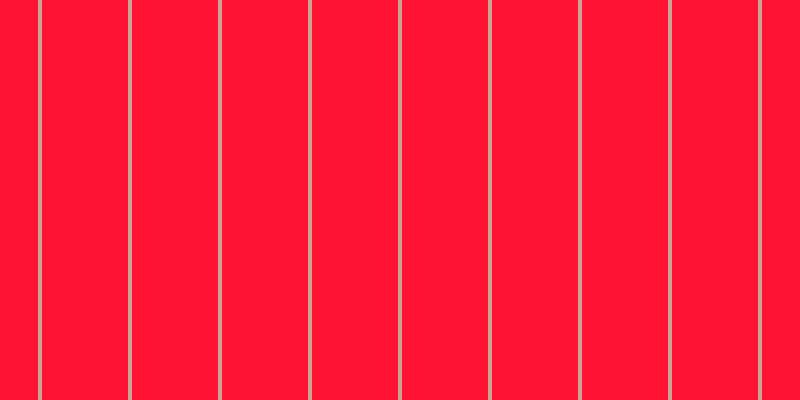 #ff1334, #caa393 vertical lines, four pixels wide, eighty-six pixels apart
