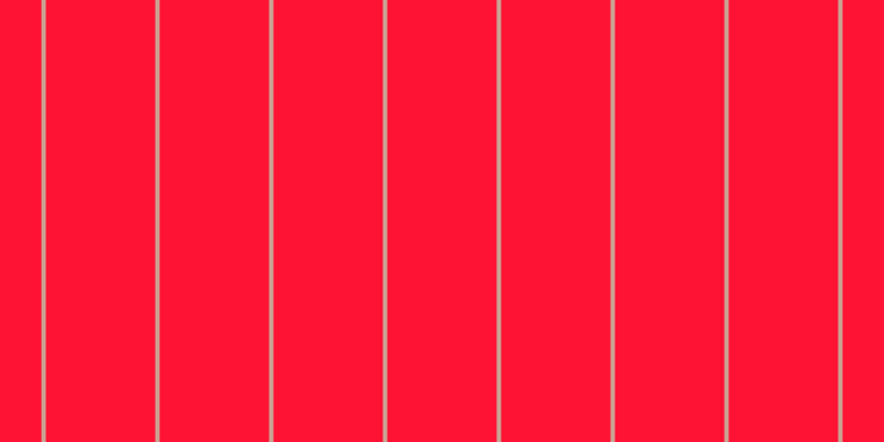 #ff1334, #caa393 vertical lines, four pixels wide, ninety-nine pixels apart