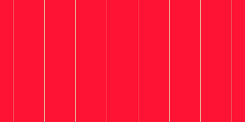 #ff1334, #eba393 vertical lines, two pixels wide, one hundred pixels apart