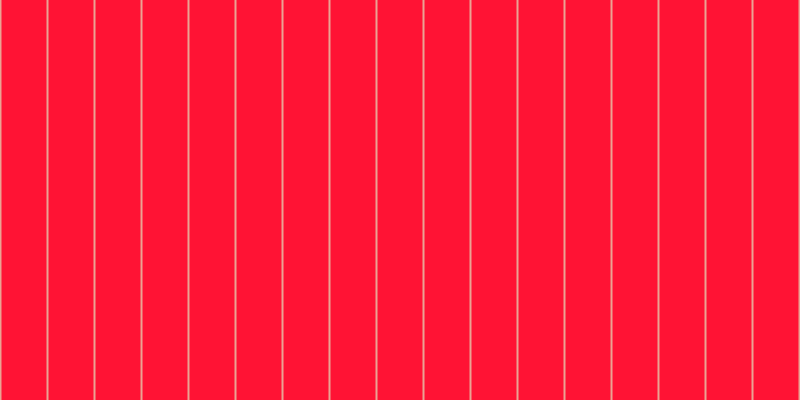 #ff1334, #eba393 vertical lines, two pixels wide, forty-five pixels apart