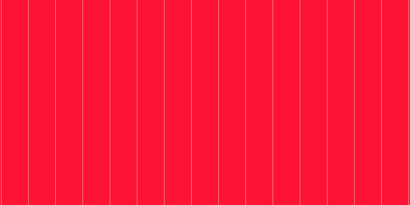 #ff1334, #eba393 vertical lines, one pixels wide, fifty-two pixels apart