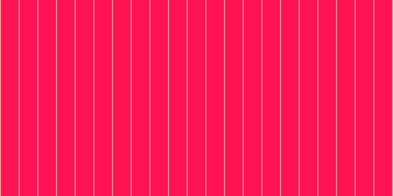 #ff1355, #eba393 vertical lines, two pixels wide, thirty-six pixels apart