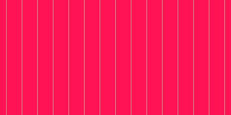 #ff1355, #eba393 vertical lines, two pixels wide, fifty-two pixels apart