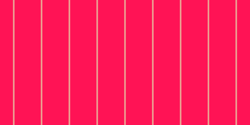 #ff1355, #eba393 vertical lines, five pixels wide, eighty-four pixels apart