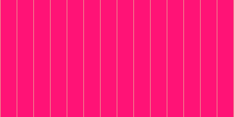 #ff1376, #eba393 vertical lines, two pixels wide, fifty-five pixels apart
