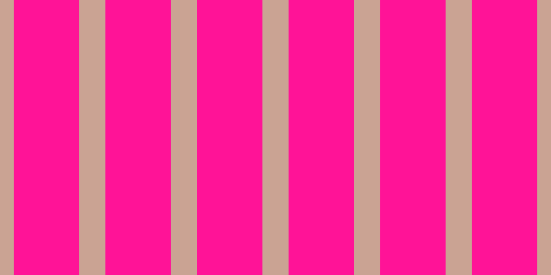 #ff1397, #caa393 vertical lines, thirty-eight pixels wide, ninety-five pixels apart