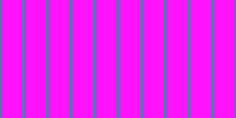 #ff13fa, #04a393 vertical lines, eight pixels wide, seventy-two pixels apart