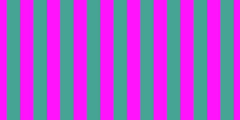#ff13fa, #46a393 vertical lines, forty-five pixels wide, forty-four pixels apart