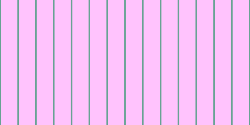 #ff13fa (25%), #67a393 vertical lines, five pixels wide, fifty-two pixels apart