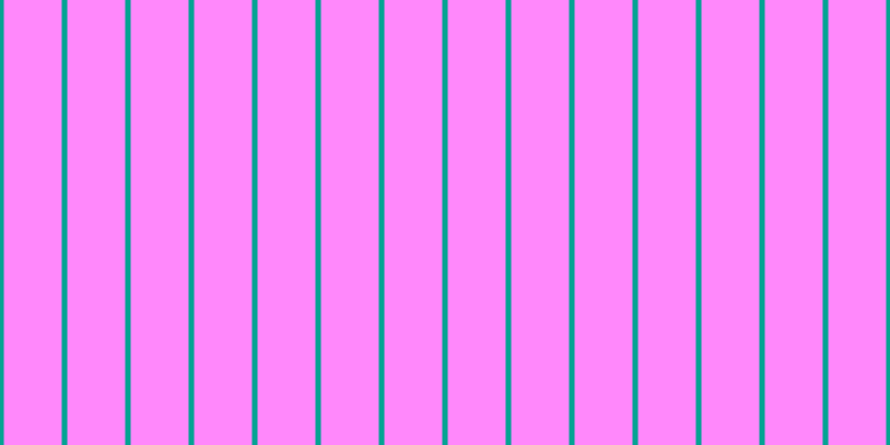 #ff13fa (50%), #04a393 vertical lines, five pixels wide, fifty-two pixels apart
