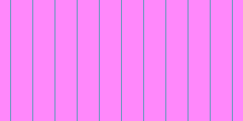 #ff13fa (50%), #04a393 vertical lines, two pixels wide, seventy-one pixels apart