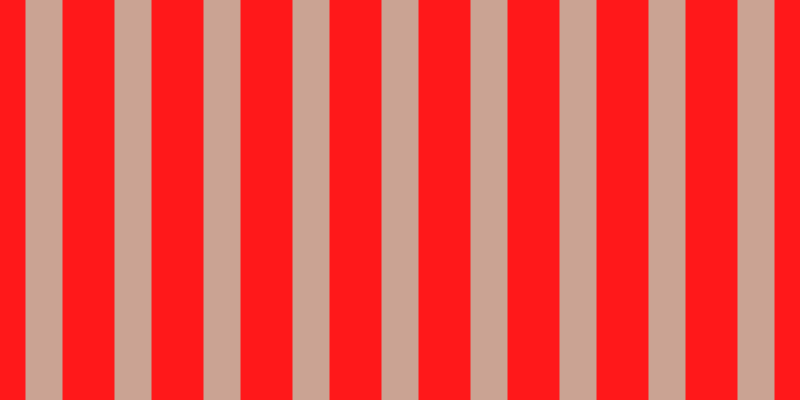 #ff181a, #caa393 vertical lines, thirty-seven pixels wide, fifty-two pixels apart